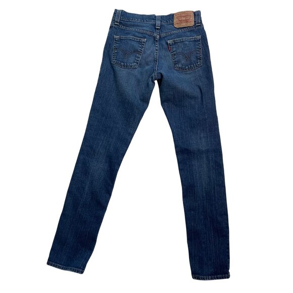 Levis 510 Womens Super Skinny Denim Blue Jeans  30 x 30 u - Picture 6 of 9
